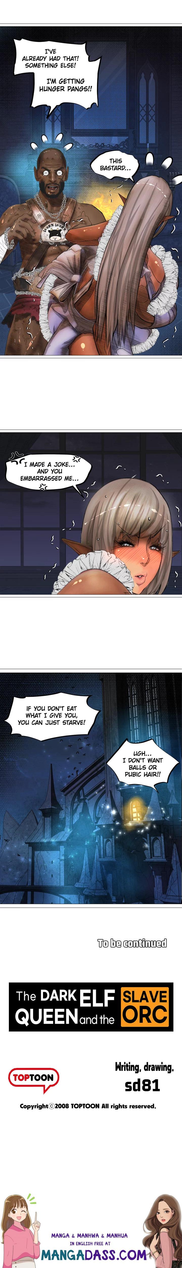 The DARK ELF QUEEN and the SLAVE ORC - Chapter 11 Page 13