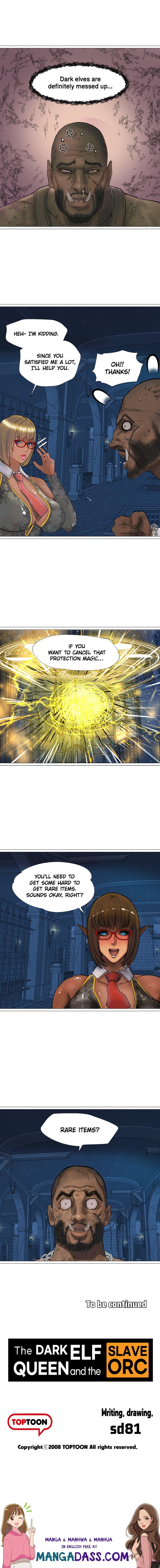 The DARK ELF QUEEN and the SLAVE ORC - Chapter 16 Page 17