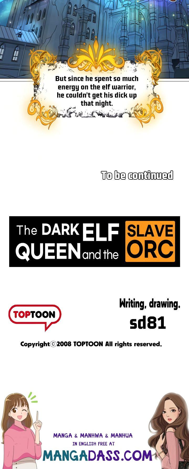 The DARK ELF QUEEN and the SLAVE ORC - Chapter 27 Page 33