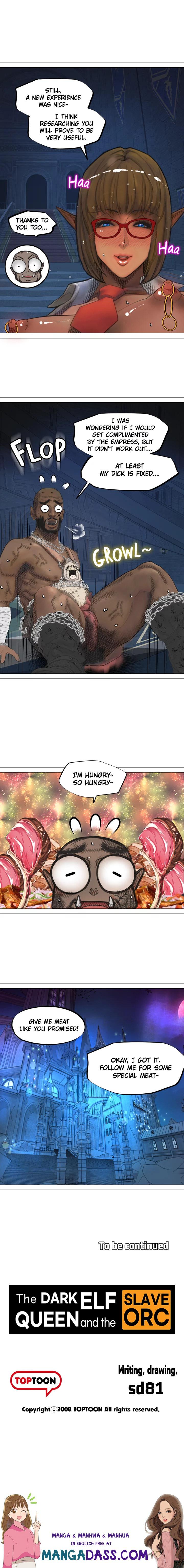 The DARK ELF QUEEN and the SLAVE ORC - Chapter 8 Page 15